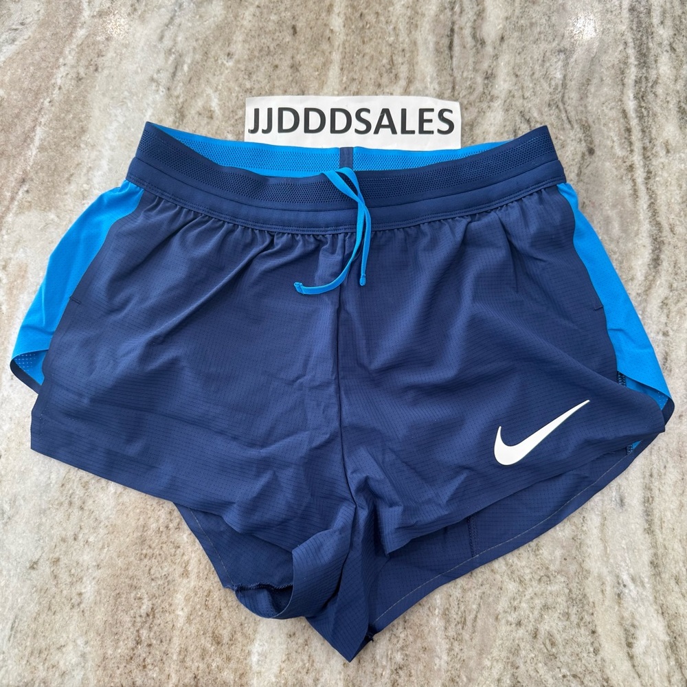Nike Pro Elite Running Shorts AO8485-XXX Blue Made In USA Size Women’s Sz Small